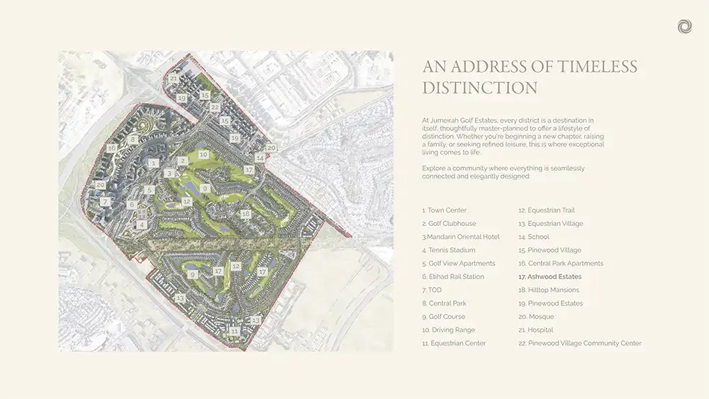 Ashwood Estates by Wasl masterplan