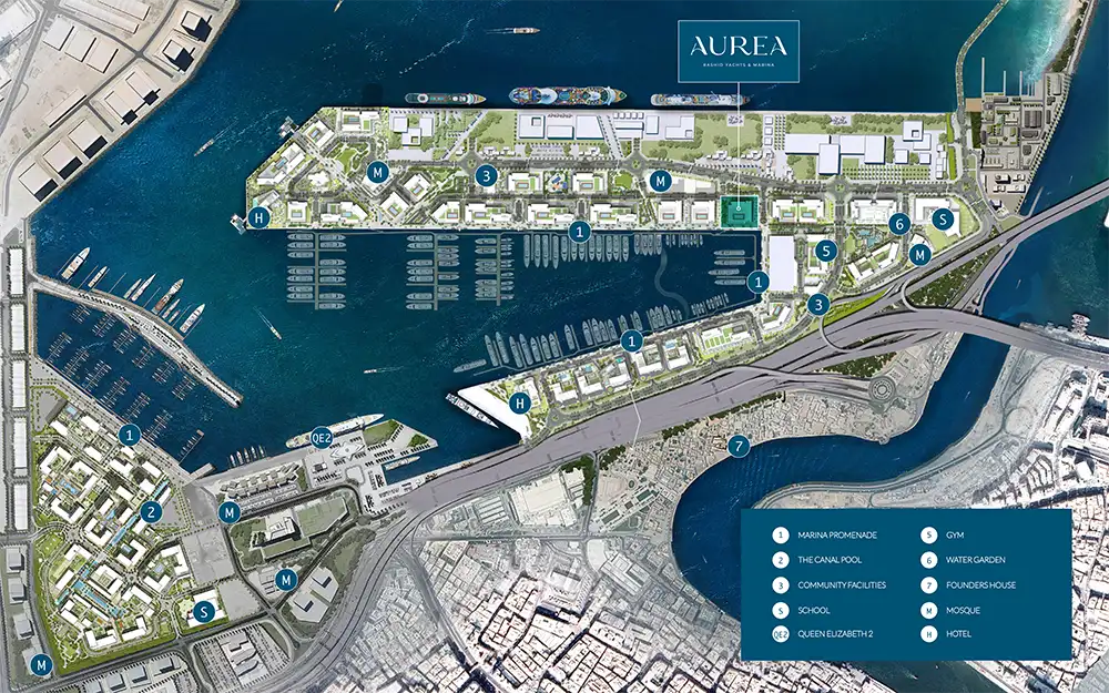 Aurea by Emaar Properties masterplan
