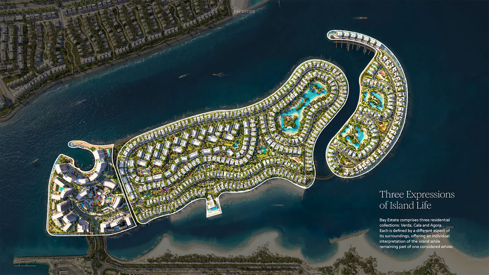 Bay Estate by Nakheel masterplan