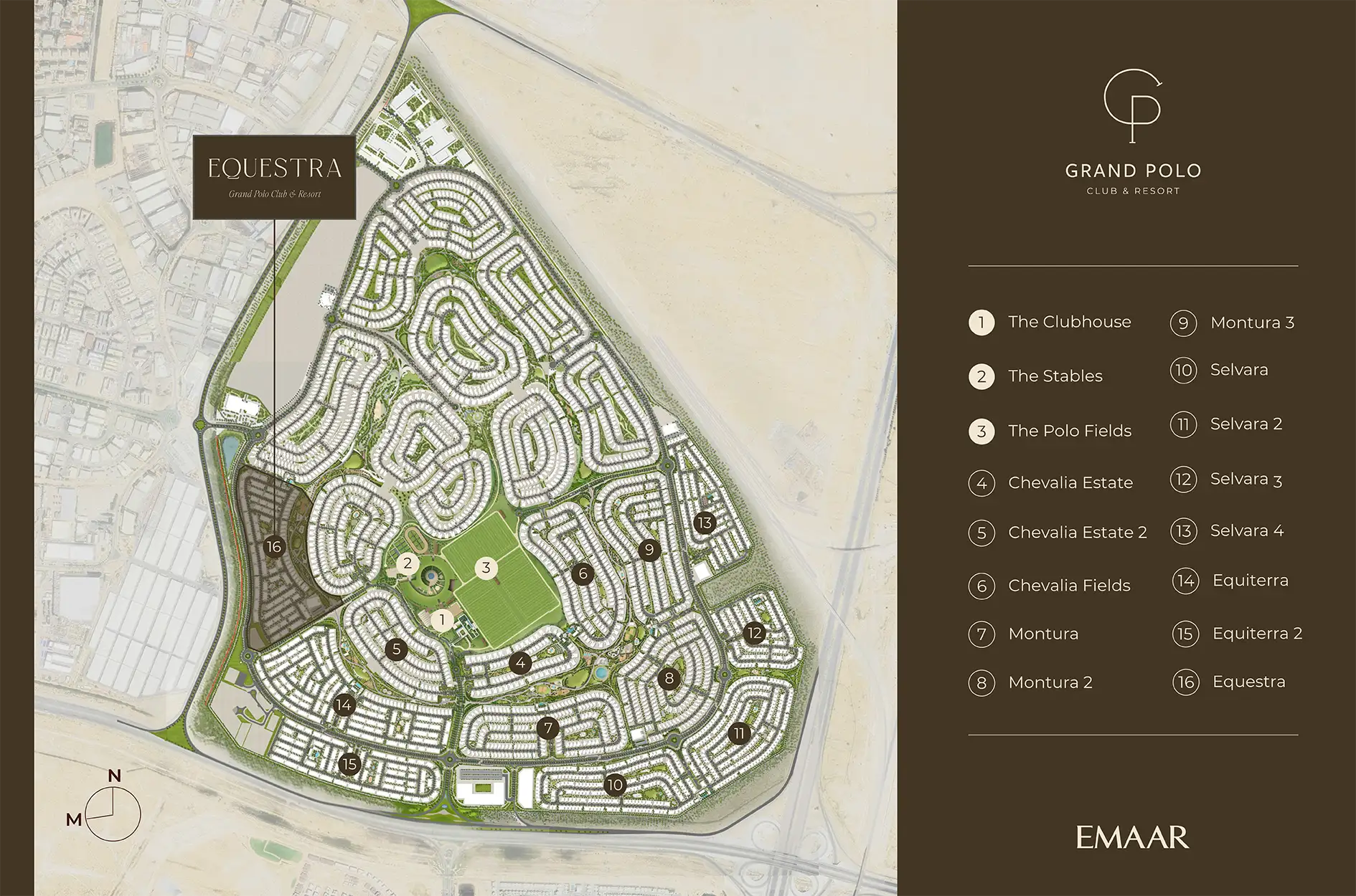Equestra Grand Polo Club & Resort masterplan