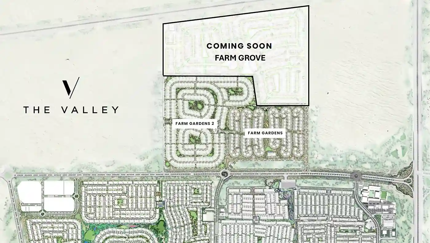 Farm Grove at The Valley by Emaar Properties masterplan Image