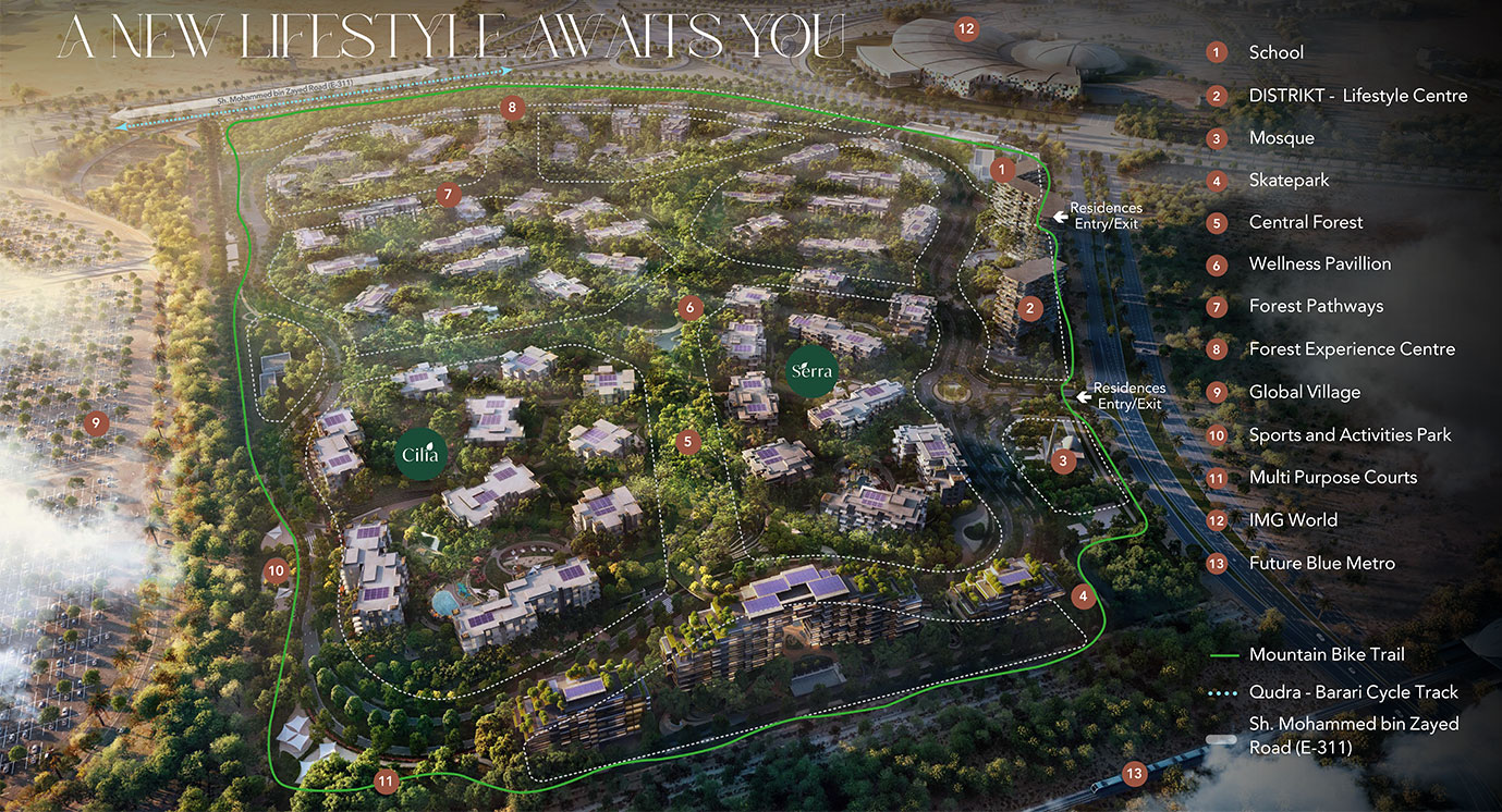 Ghaf Woods by Majid Al Futtaim masterplan