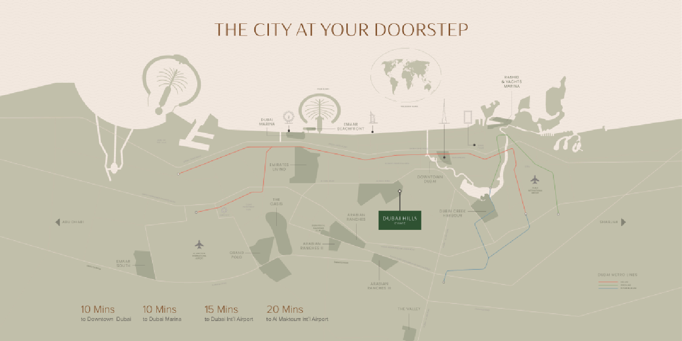 Greencrest by Emaar Properties masterplan