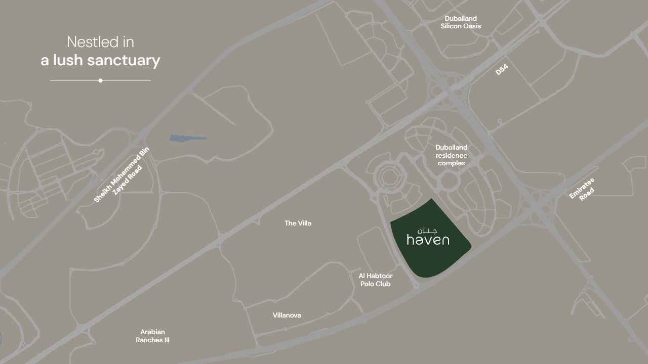 Haven by Aldar masterplan
