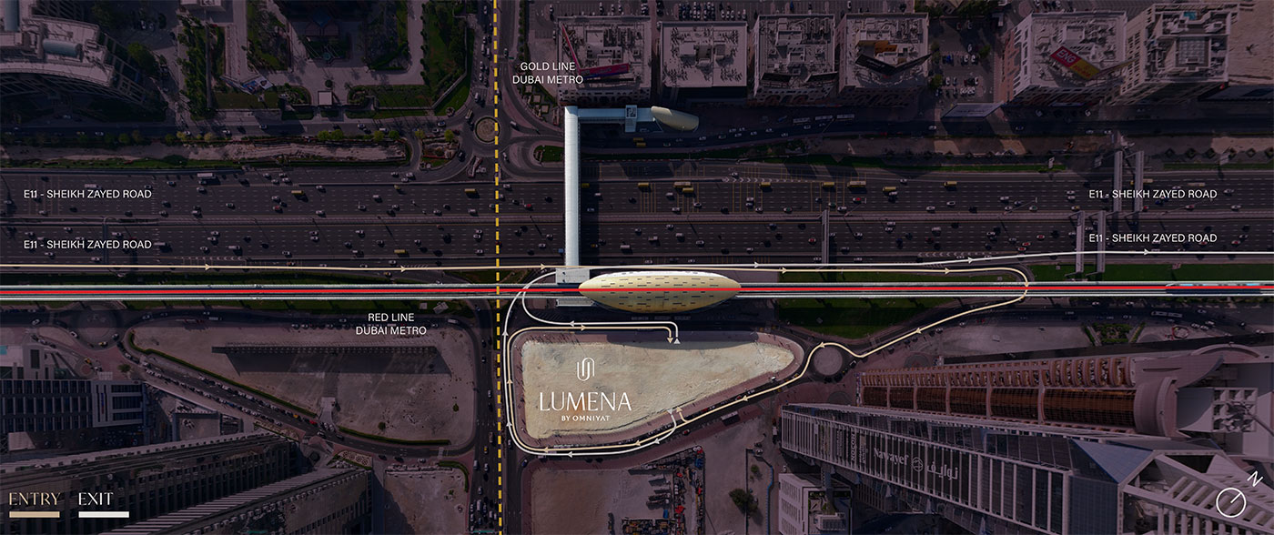 Lumena by Omniyat masterplan