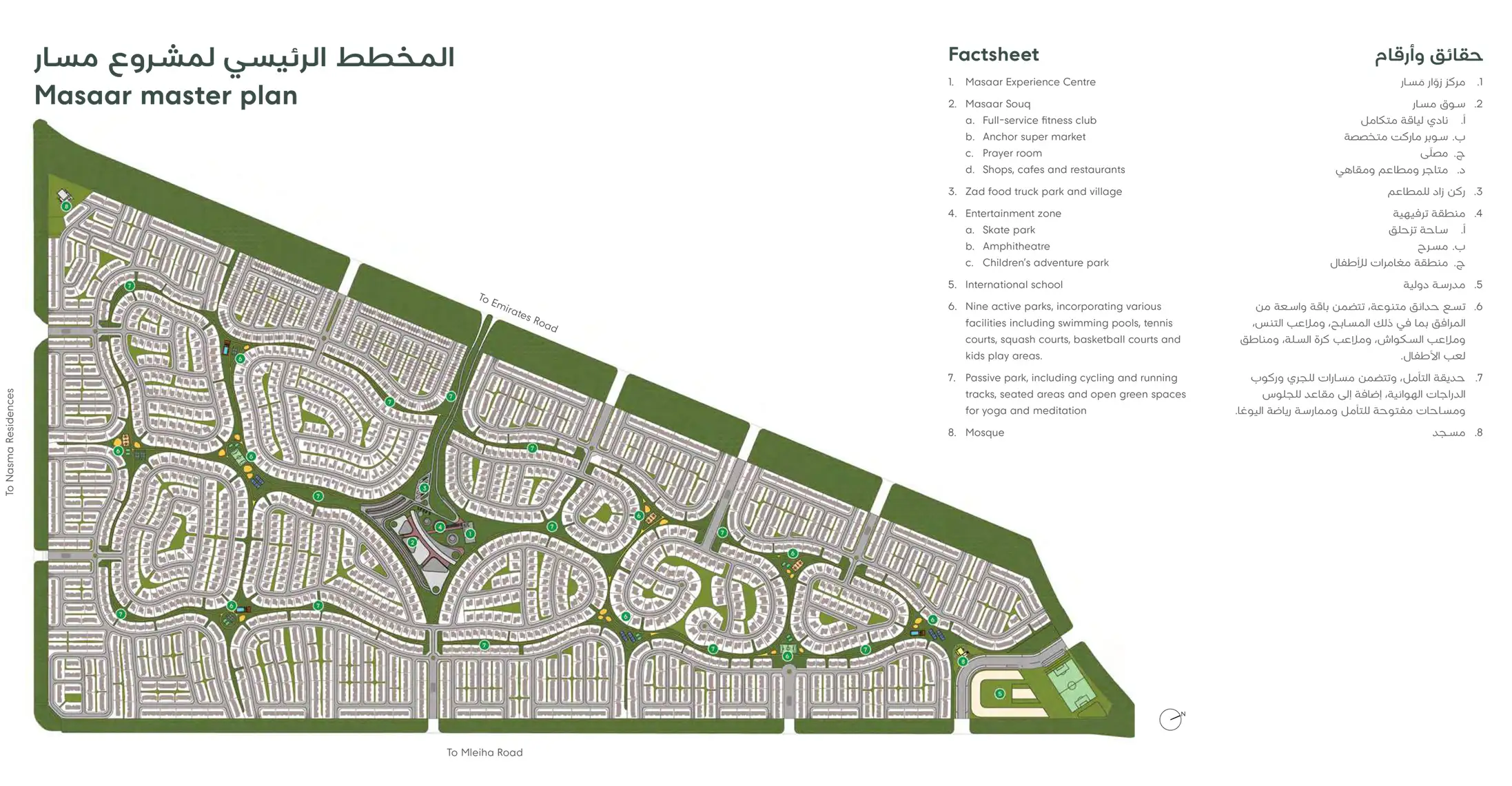 Masaar 3 Villas by Arada masterplan