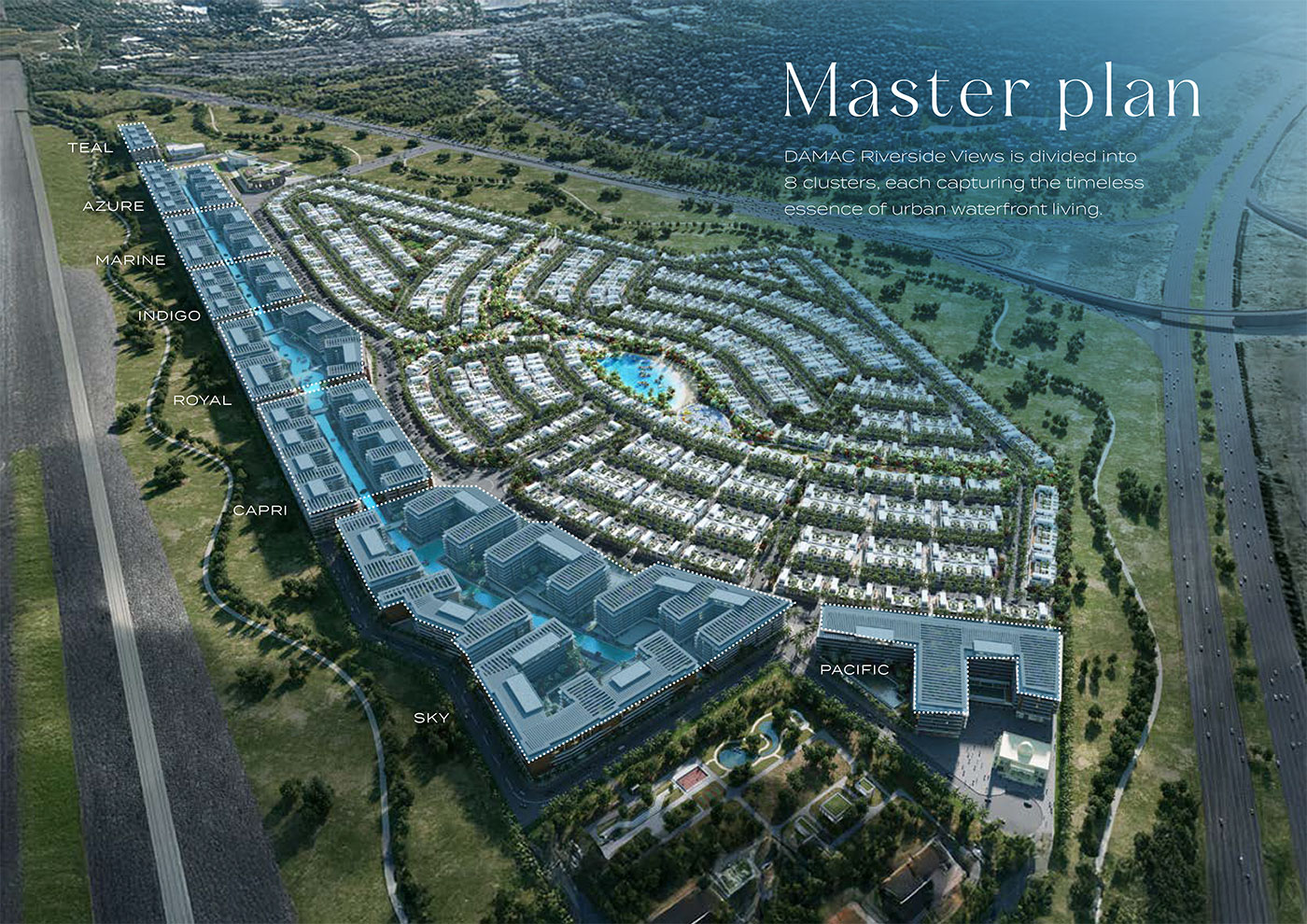 DAMAC Riverside Views masterplan