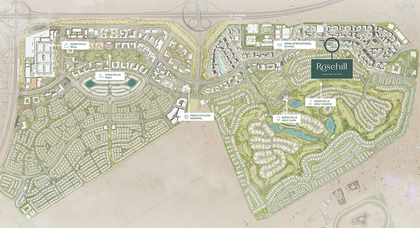 Rosehill by Emaar masterplan