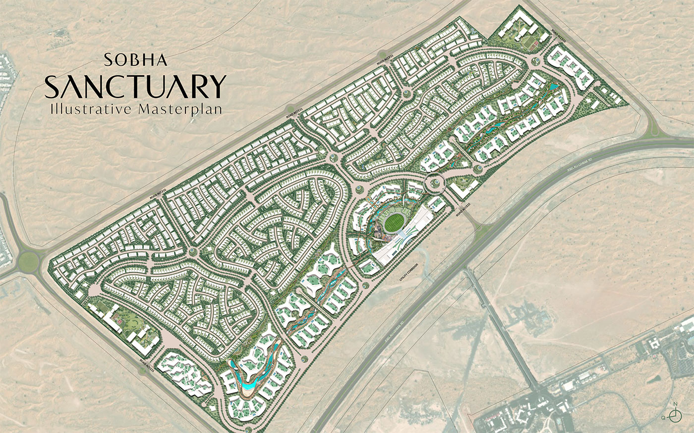 The Greens at Sobha Realty masterplan