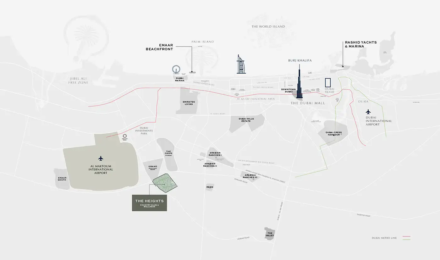 The Heights Country Club & Wellness masterplan